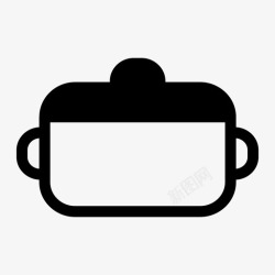 待煮盘装食物图标锅煮食物图标高清图片