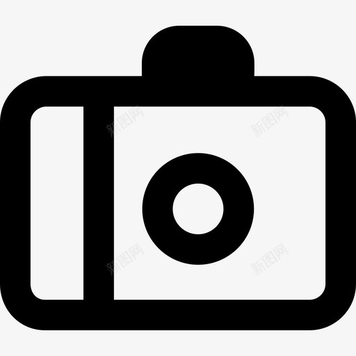 复古相机免费用户界面线性图标svg_新图网 https://ixintu.com 免费用户界面 复古相机 线性
