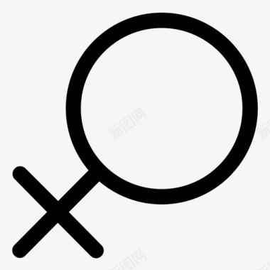 性别女图标