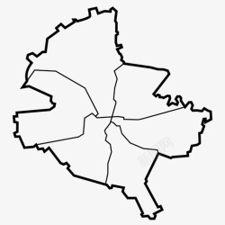 布加勒斯特布加勒斯特边界城市图标高清图片
