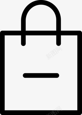 购物袋手提包电子商务图标图标