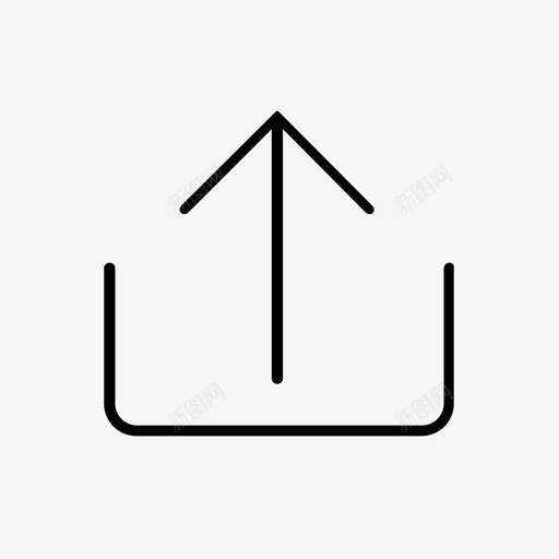 上载行图标svg_新图网 https://ixintu.com 上载 行图标