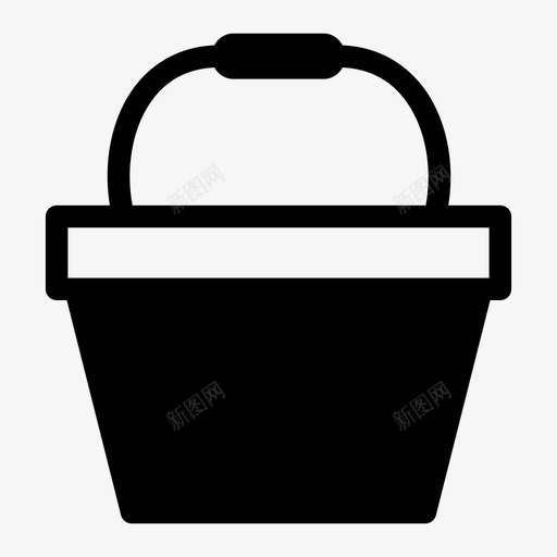 桶容器塑料图标svg_新图网 https://ixintu.com 塑料 容器 桶 水
