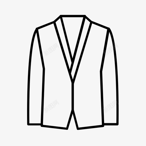 外套服装商务图标svg_新图网 https://ixintu.com rtw 商务 外套 服装 正式 男士