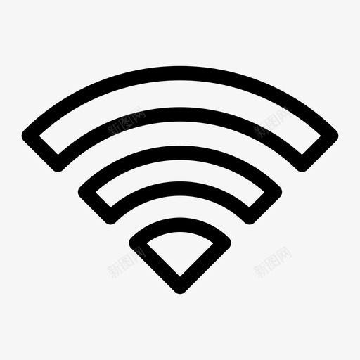 wifi通信互联网图标svg_新图网 https://ixintu.com wifi 互联网 信号 塔台 通信