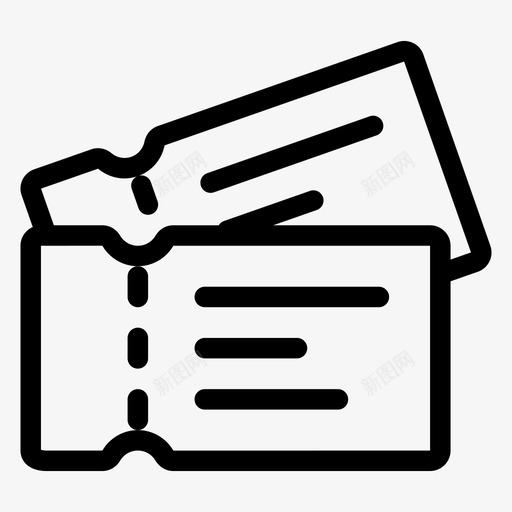 机票商务折扣图标svg_新图网 https://ixintu.com 商务 折扣 机票 标签 销售