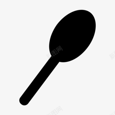 勺子餐具餐厅图标图标
