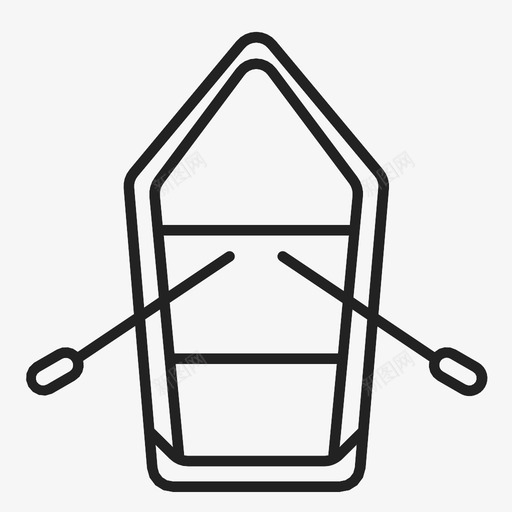 船桨帆图标svg_新图网 https://ixintu.com 小船 帆 桨 船