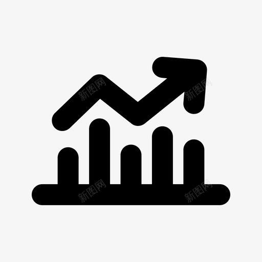 增加增加图表报告图标svg_新图网 https://ixintu.com 增加 增加图表 报告