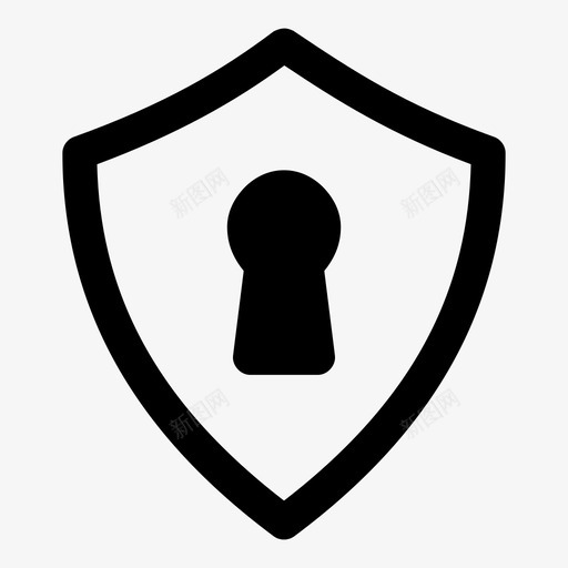 锁护罩孔钥匙图标svg_新图网 https://ixintu.com 孔 安全 解锁 钥匙 锁护罩