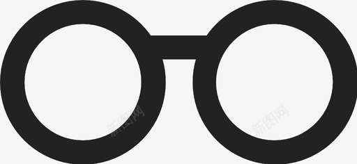 眼镜瞄准镜视力图标图标