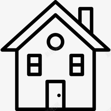 住宅大厦家庭住宅图标图标