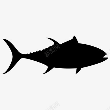 金枪鱼动物水图标图标