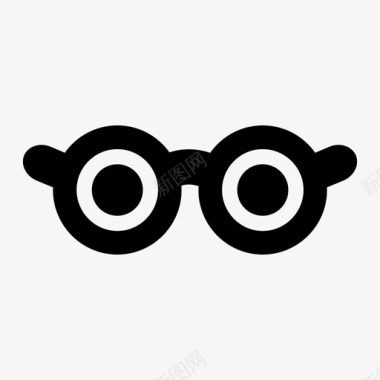 眼镜配件镜框图标图标