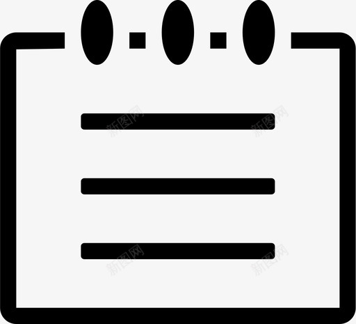 笔记本_notebook43svg_新图网 https://ixintu.com 笔记本_notebook43