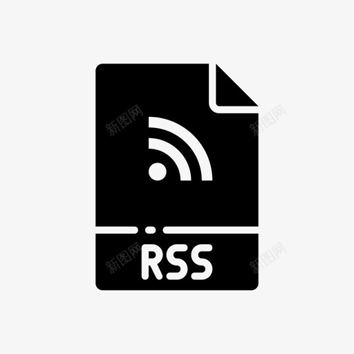 rss文档扩展名图标svg_新图网 https://ixintu.com rss 名称 扩展名 文件 文件格式ver4a 文档