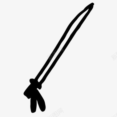 素描剑圣武士图标图标