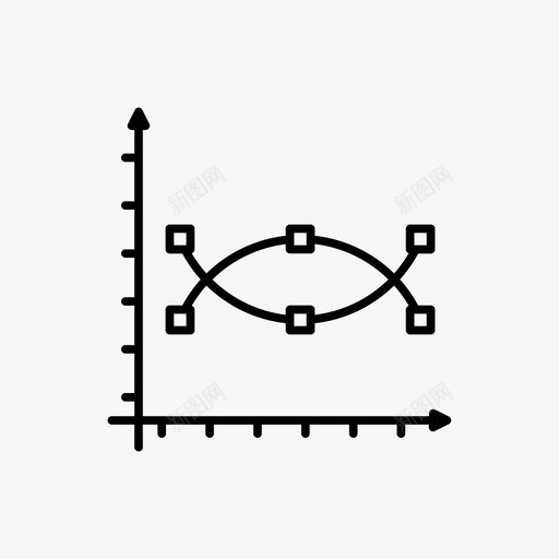 曲线统计图曲线图图标svg_新图网 https://ixintu.com 曲线图 曲线统计图