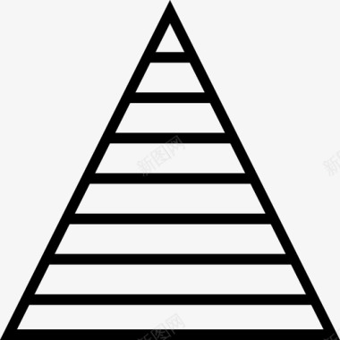 图表层次金字塔图标图标