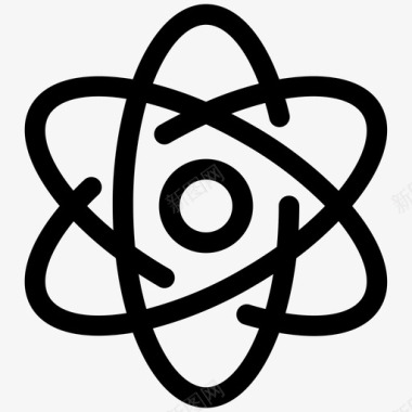 科学原子核科学图标图标