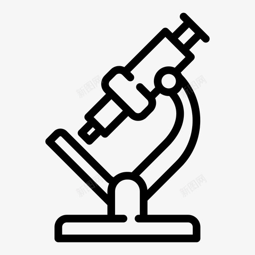 显微镜生物学实验室图标svg_新图网 https://ixintu.com 医疗保健 实验室 显微镜 生物学 研究 科学