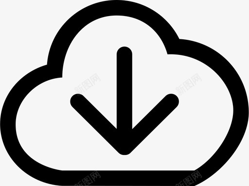 cloud downloadsvg_新图网 https://ixintu.com cloud download