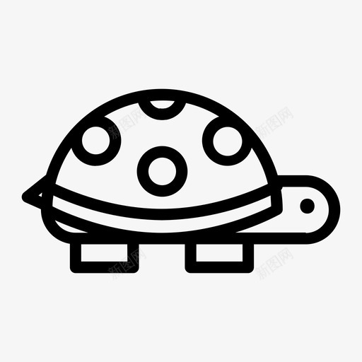海龟动物海洋生物图标svg_新图网 https://ixintu.com 乌龟 动物 海洋生物 海龟