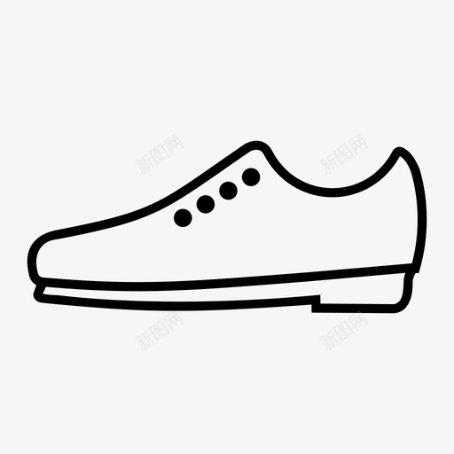 鞋皮鞋运动鞋图标svg_新图网 https://ixintu.com 皮鞋 运动鞋 鞋