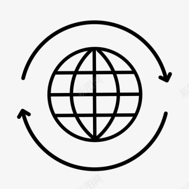 国际贸易商业经济图标图标