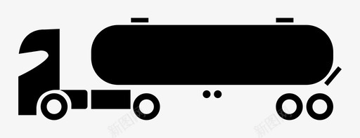 卡车液化气钻机图标图标