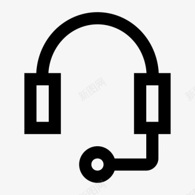 耳机耳朵电话图标图标