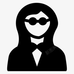家庭主妇标志家庭主妇女性人类图标高清图片