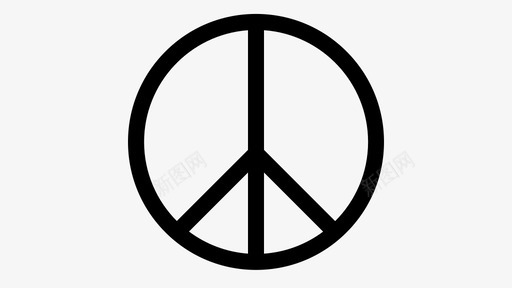 和平爱项链图标图标
