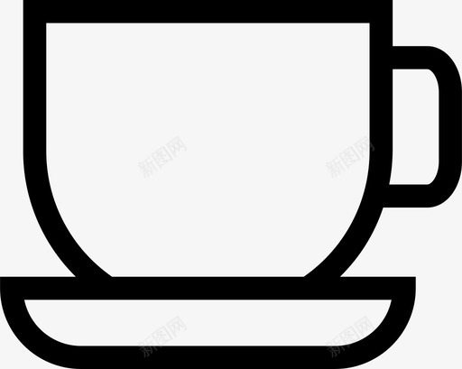 咖啡杯马克杯茶杯图标svg_新图网 https://ixintu.com 咖啡杯 物业租赁 茶杯 马克杯
