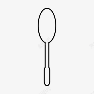 勺子餐具吃的图标图标
