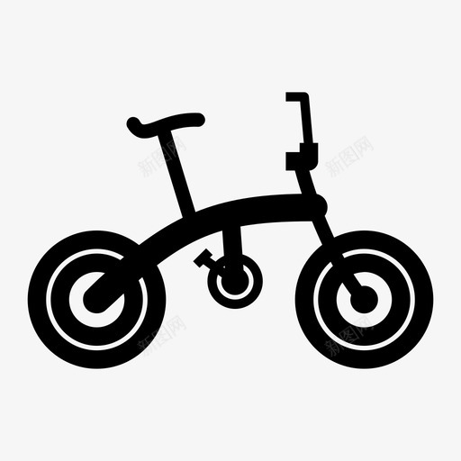 自行车自行车手山地车图标svg_新图网 https://ixintu.com 交通工具 山地车 自行车 自行车手