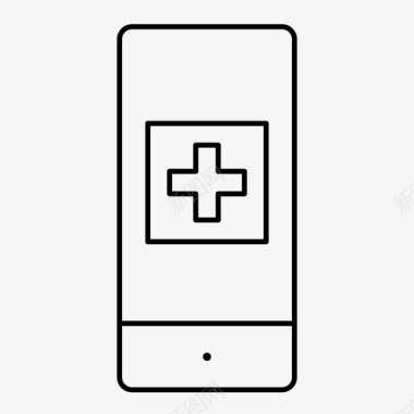 医疗iphone健康医院图标图标