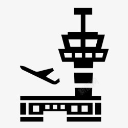 机场大楼机场机场大楼机场入口图标高清图片