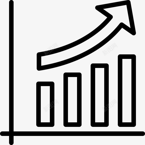 条形图分析地理信息图标svg_新图网 https://ixintu.com 分析 地理信息 条形图 项目管理行64