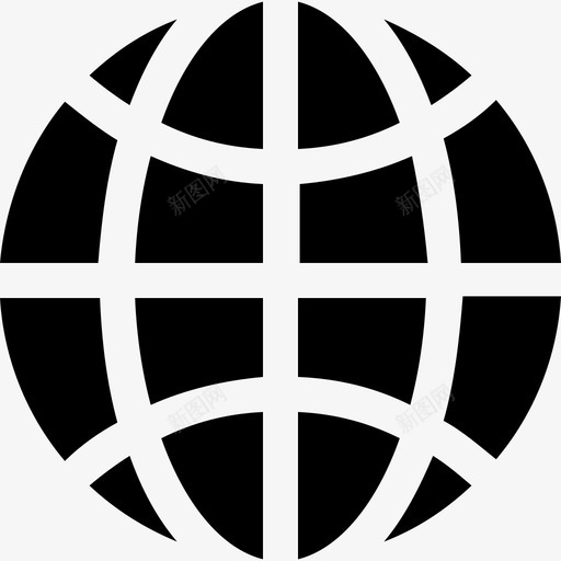 地球互联网行星图标svg_新图网 https://ixintu.com 互联网 地球 球体 行星 项目管理字形图标32