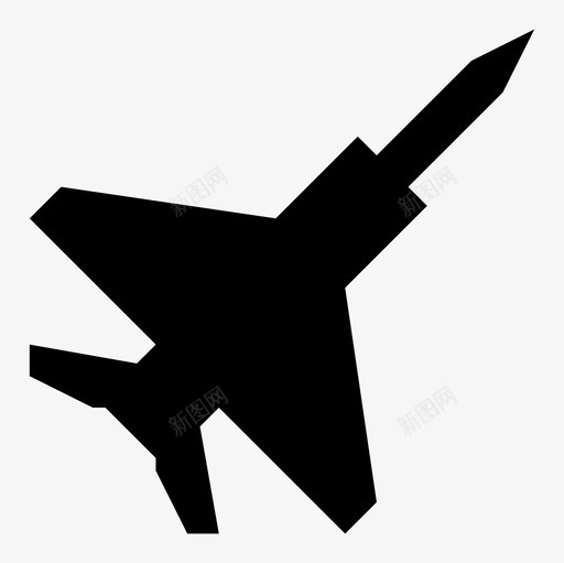 战斗机飞机飞行图标svg_新图网 https://ixintu.com 战争 战斗机 飞机 飞行