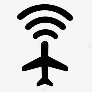 wifi飞机飞机机场图标图标