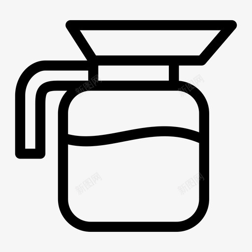 咖啡壶可乐饮料图标svg_新图网 https://ixintu.com 可乐 咖啡壶 热的 饮料