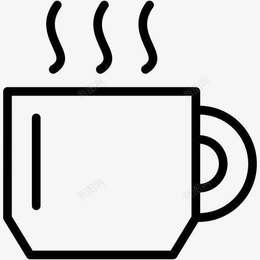 杯子下午茶咖啡图标svg_新图网 https://ixintu.com 下午茶 办公文件 咖啡 杯子 茶 饮料