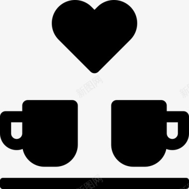 咖啡杯子最爱图标图标