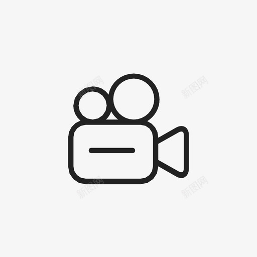 摄像机facebook上传图标svg_新图网 https://ixintu.com facebook 上传 摄像机