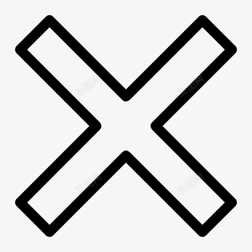 乘法计算器取消图标svg_新图网 https://ixintu.com 乘法 取消 数学 计算器