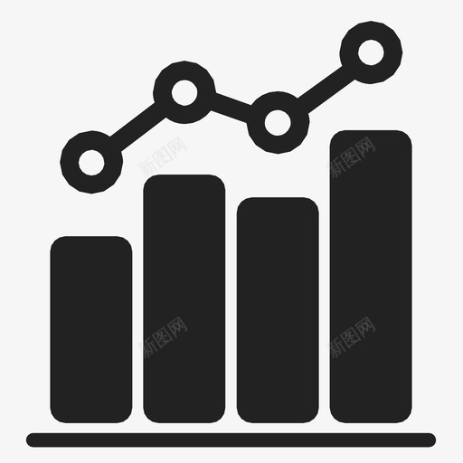 图表市场分析数据图标svg_新图网 https://ixintu.com 分析 图表 图表市场 数据