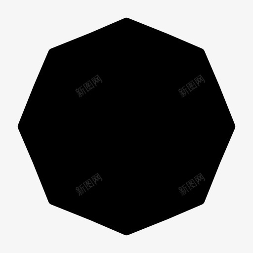 八角形几何学装饰性图标svg_新图网 https://ixintu.com 八角形 几何学 多边形 形状 装饰性