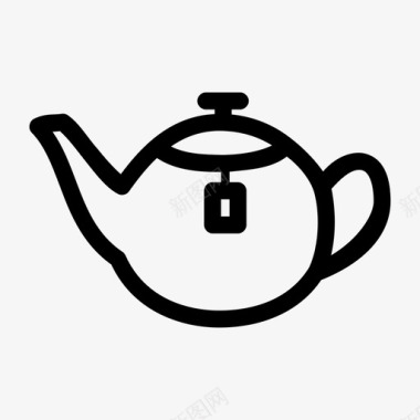 茶壶注射器水壶图标图标